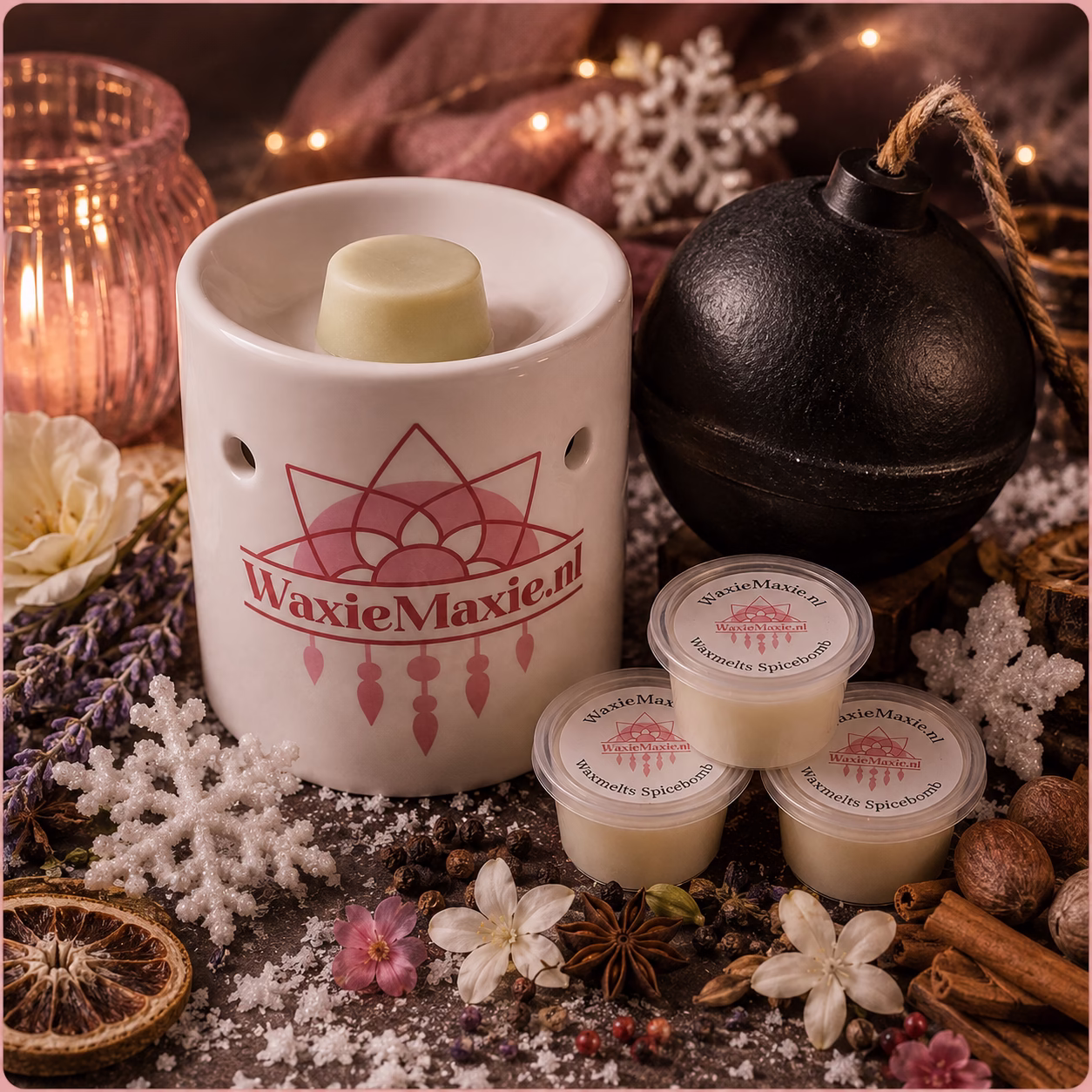 Waxmelts Spicebomb 1 Waxmelts Spicebomb – Ultiem Kruidige, Warme & Intense Luxe Geur