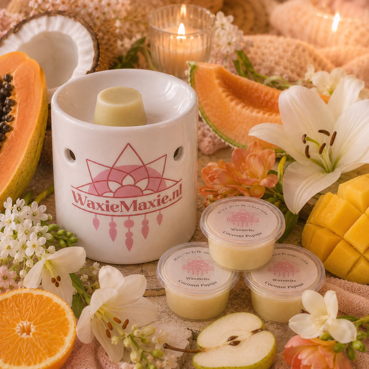Waxmelts Coconut Papaja 1 Waxmelts Coconut Papaja